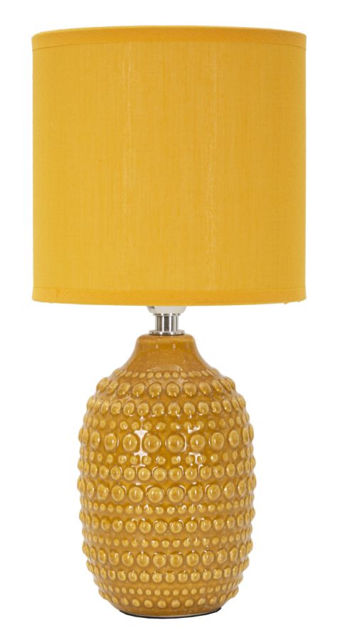 Tafellamp Badside Lamp Points Mustard Ø 15×30,5 cm