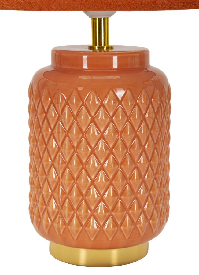 Tafellamp Square Orange Ø 28×44 cm
