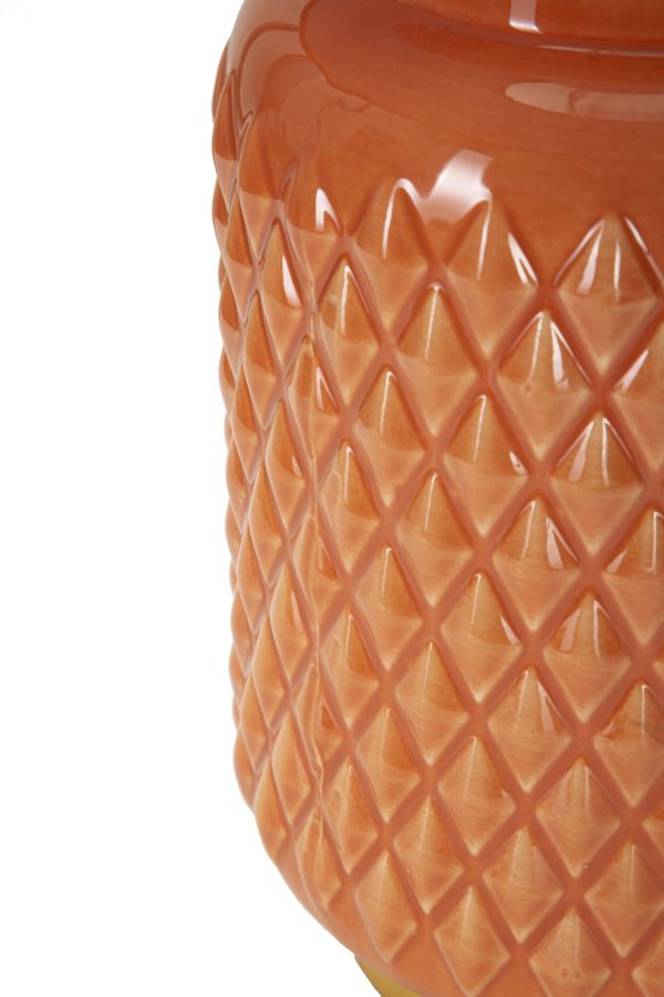 Tafellamp Square Orange Ø 28×44 cm