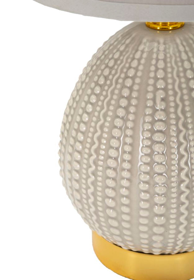 Tafellamp Badside Lamp Flavi Grey Ø 15×30,5 cm