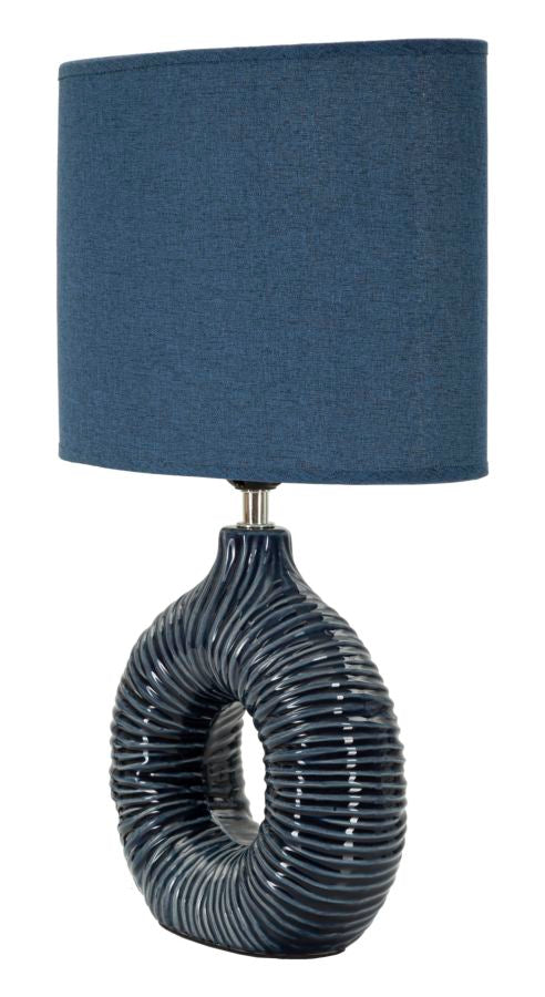 Tafellamp Seta Blue 28,5×15×43 cm