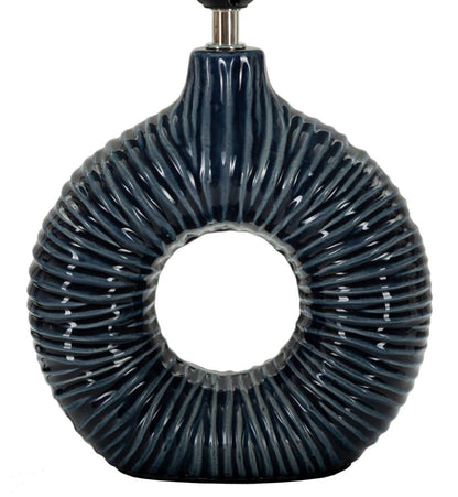 Tafellamp Seta Blue 28,5×15×43 cm