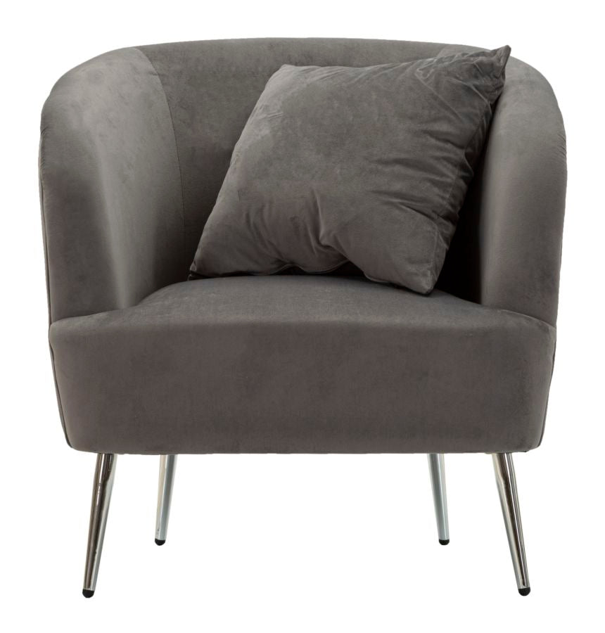 Fauteuil Silvery With Cushion 73×66×78 cm
