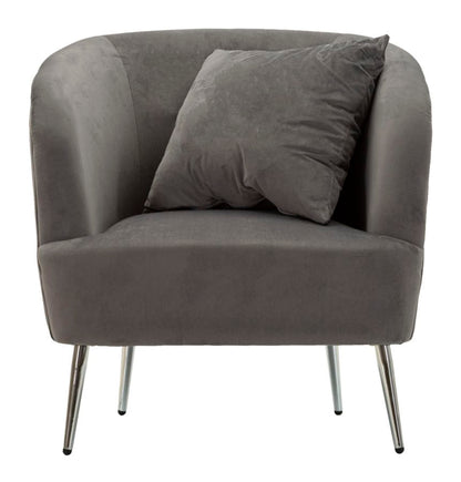Fauteuil Silvery With Cushion 73×66×78 cm