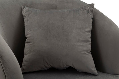 Fauteuil Silvery With Cushion 73×66×78 cm