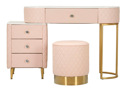 Bureau met kruk Bed Desk Sharon Pink With Stool 120×40×75 cm
