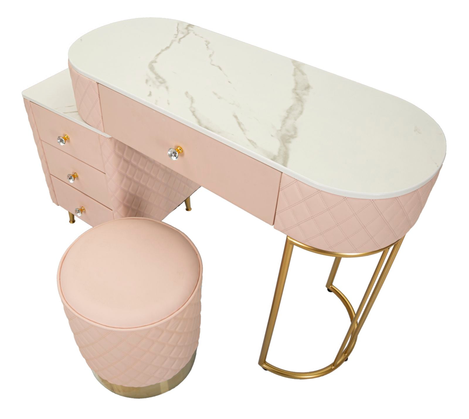 Bureau met kruk Bed Desk Sharon Pink With Stool 120×40×75 cm