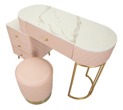 Bureau met kruk Bed Desk Sharon Pink With Stool 120×40×75 cm