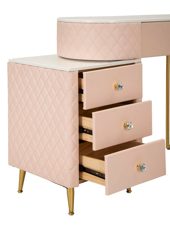 Bureau met kruk Bed Desk Sharon Pink With Stool 120×40×75 cm