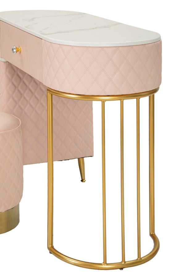Bureau met kruk Bed Desk Sharon Pink With Stool 120×40×75 cm