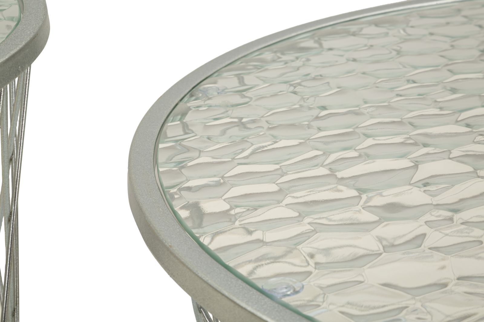 Tafel Noah Silver Set 4 Pcs Ø 70×45 cm