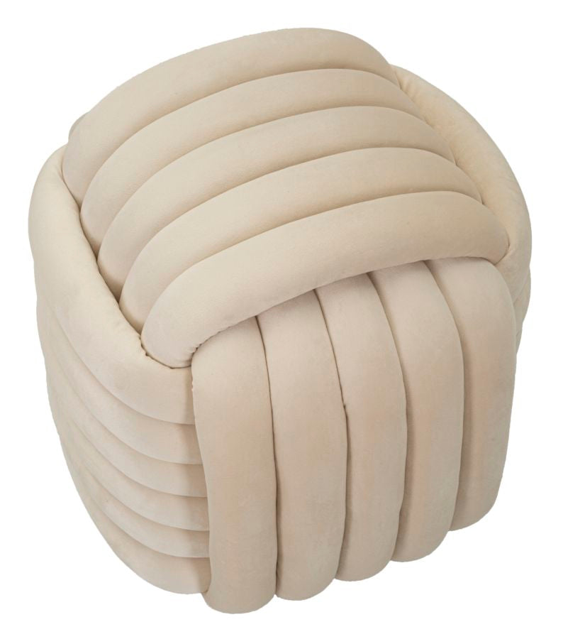 Kruk Softy Cream 45×45×45 cm