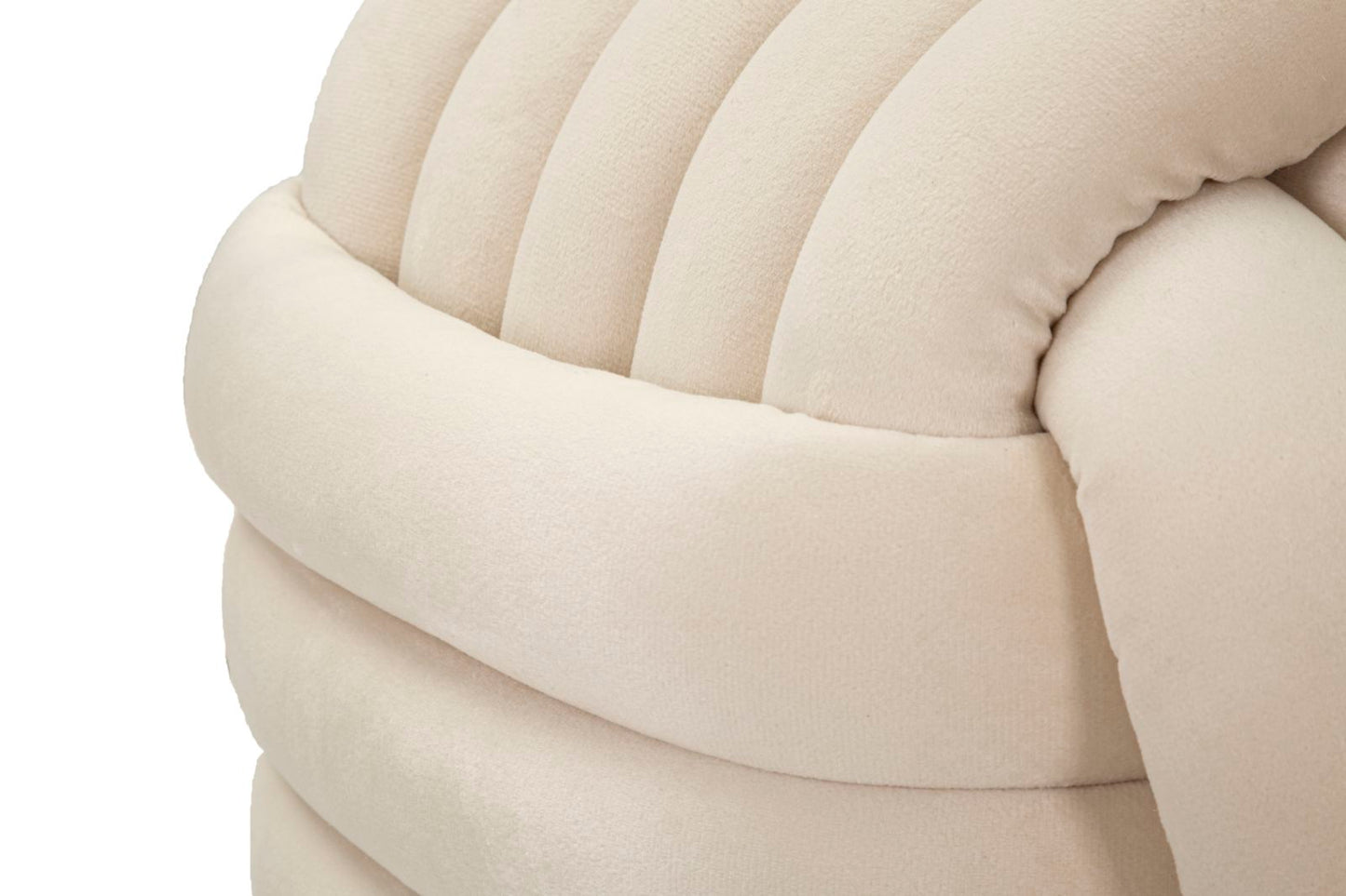 Kruk Softy Cream 45×45×45 cm
