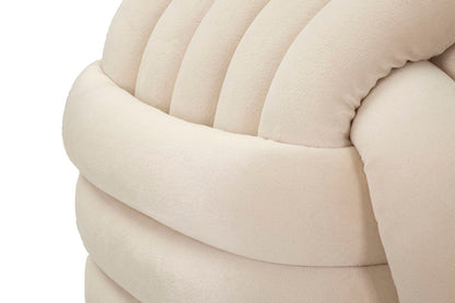 Kruk Softy Cream 45×45×45 cm