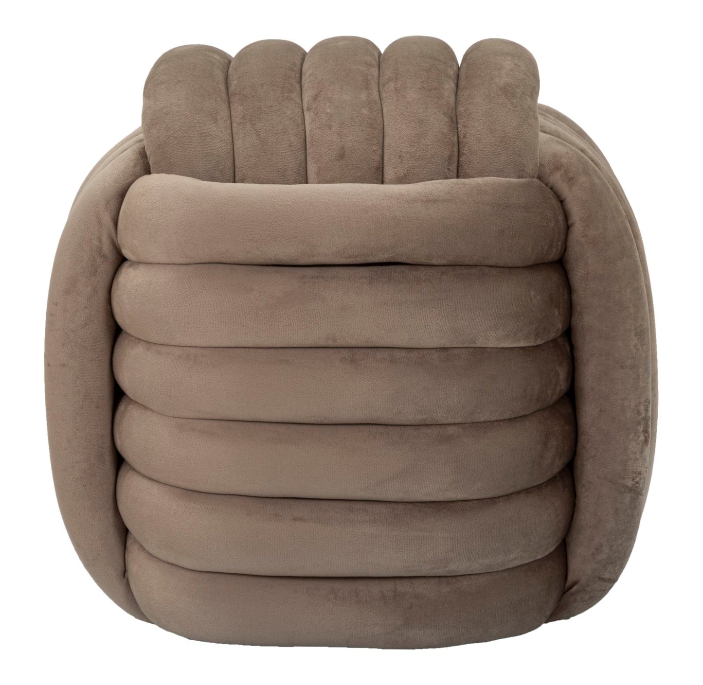 Kruk Softy Grey 45×45×45 cm