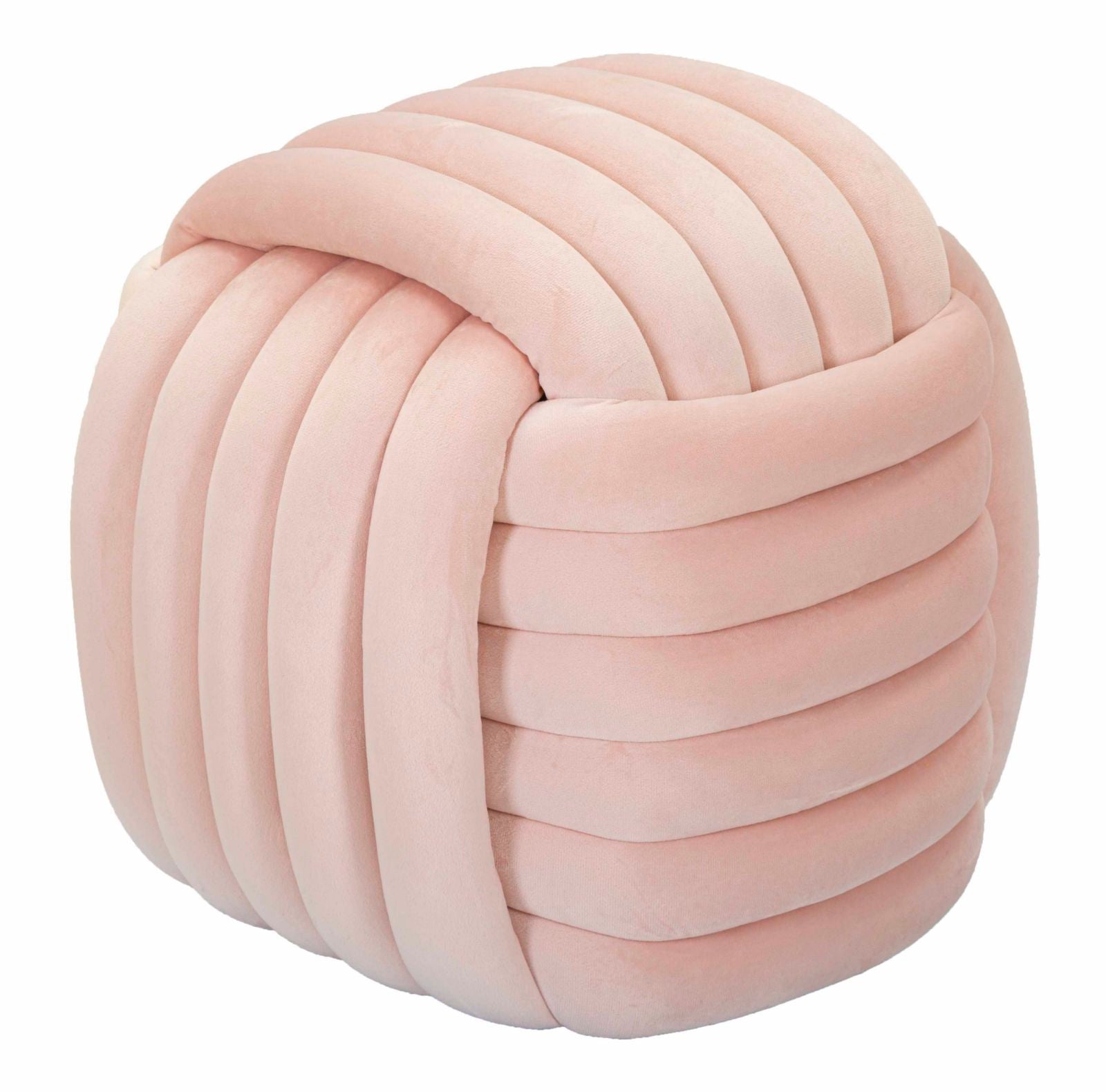 Kruk Softy Pink 45×45×45 cm