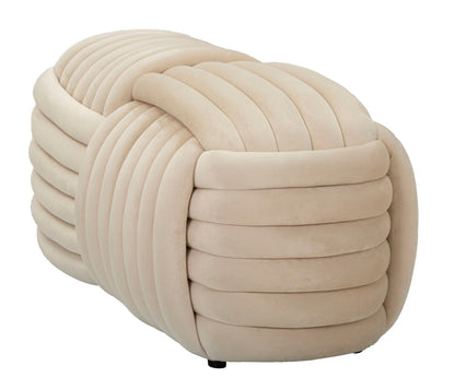 Bankje Softy Cream 90×45×45 cm