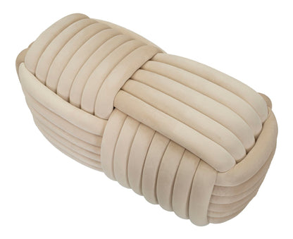 Bankje Softy Cream 90×45×45 cm