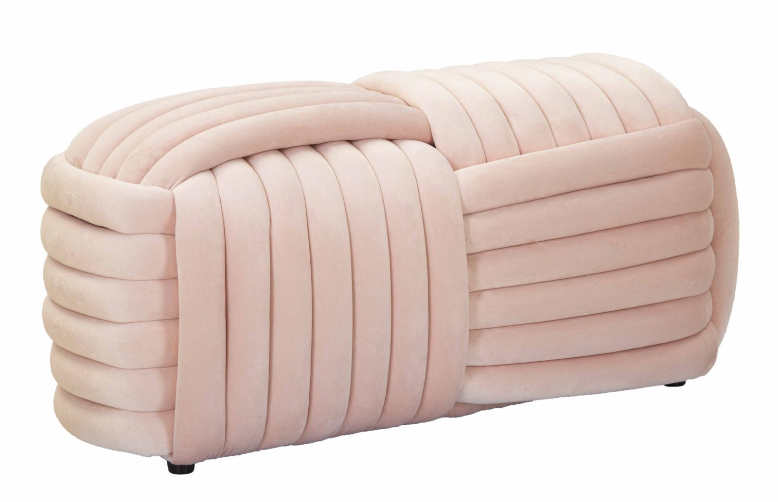 Bankje Softy Pink 90×45×45 cm