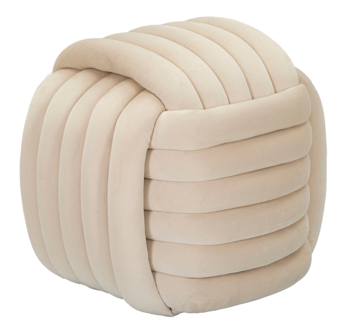 Kruk Softy Cream 45×45×45 cm