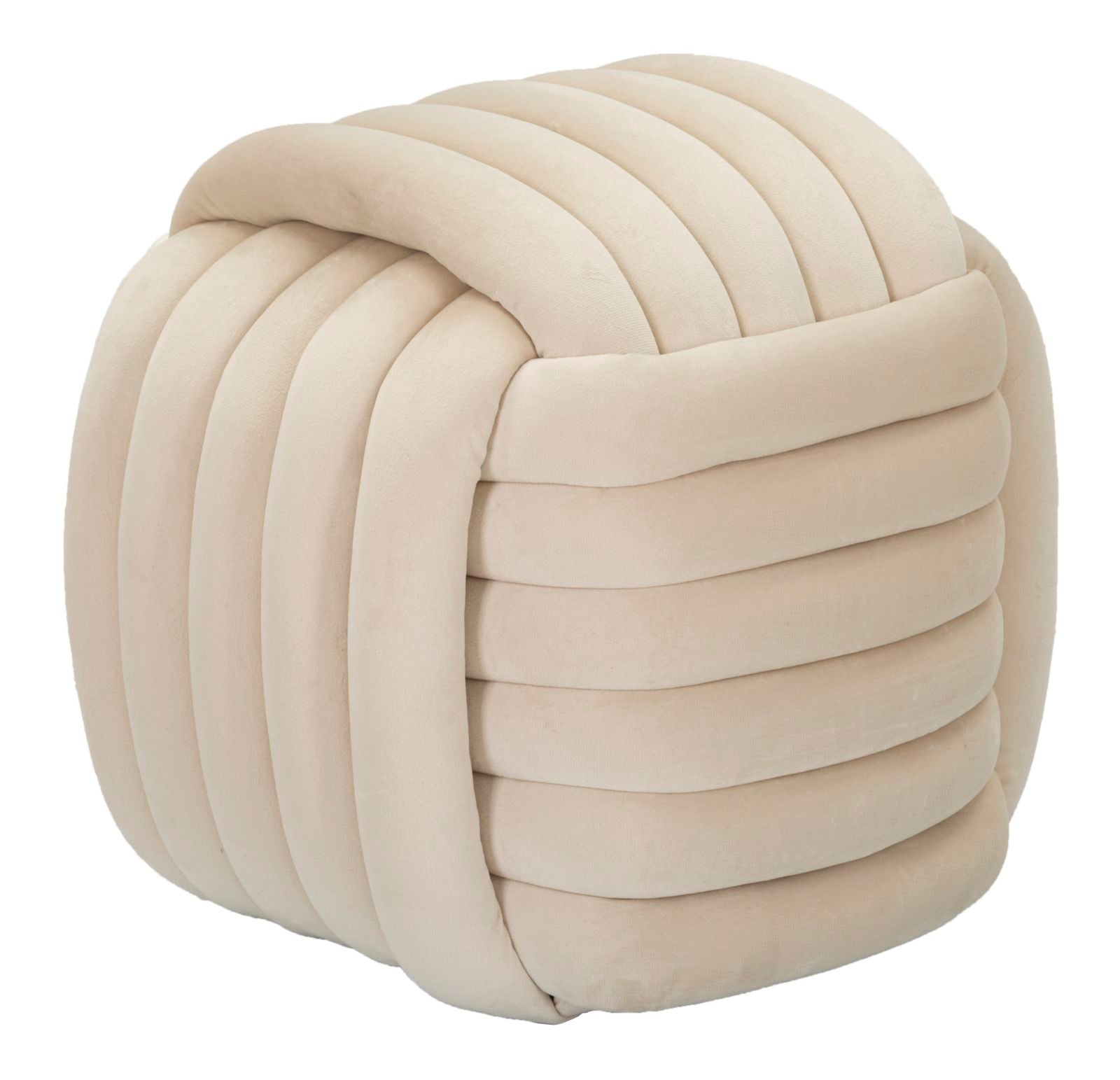 Kruk Softy Cream 45×45×45 cm