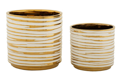 Vaashouder Blom Set 2 Pcs Ø 23×22 cm