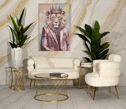 Tafel Noah Gold Set 4 Pcs Ø 70×45 cm