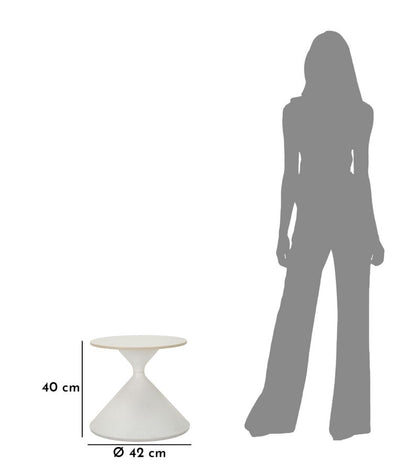 Tafel White Ø 42×40 cm