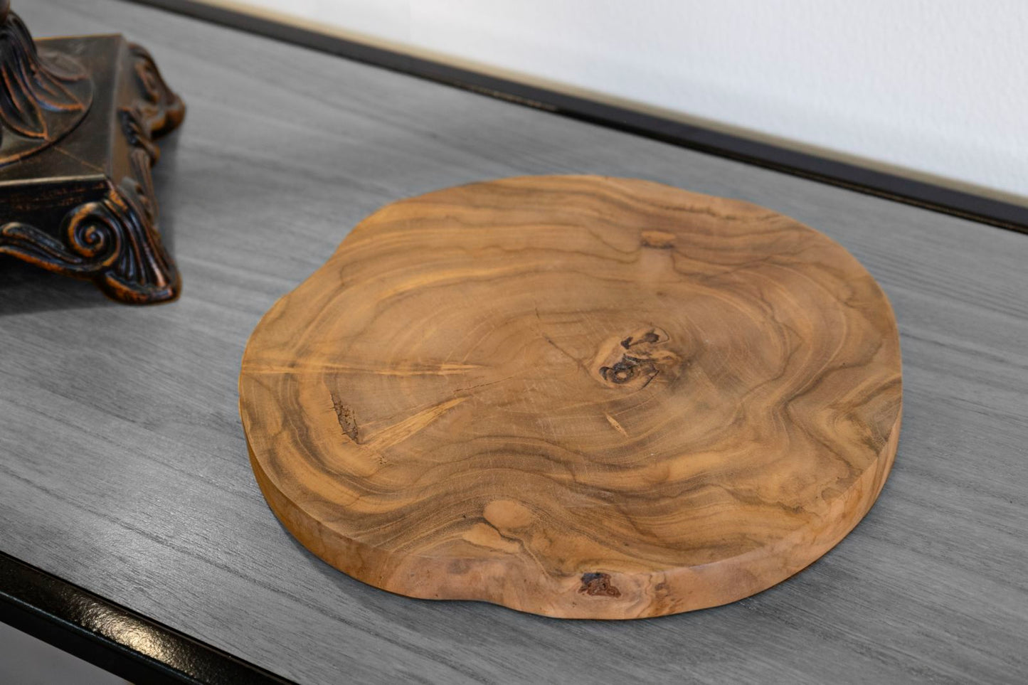 Dienblad Pokon Teak Ø 25×2 cm