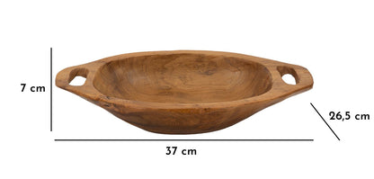 Dienblad Wan Teak 37×26,5×7 cm