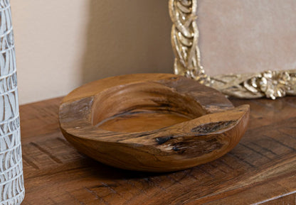 Dienblad Erusi Teak Ø 20×6 cm