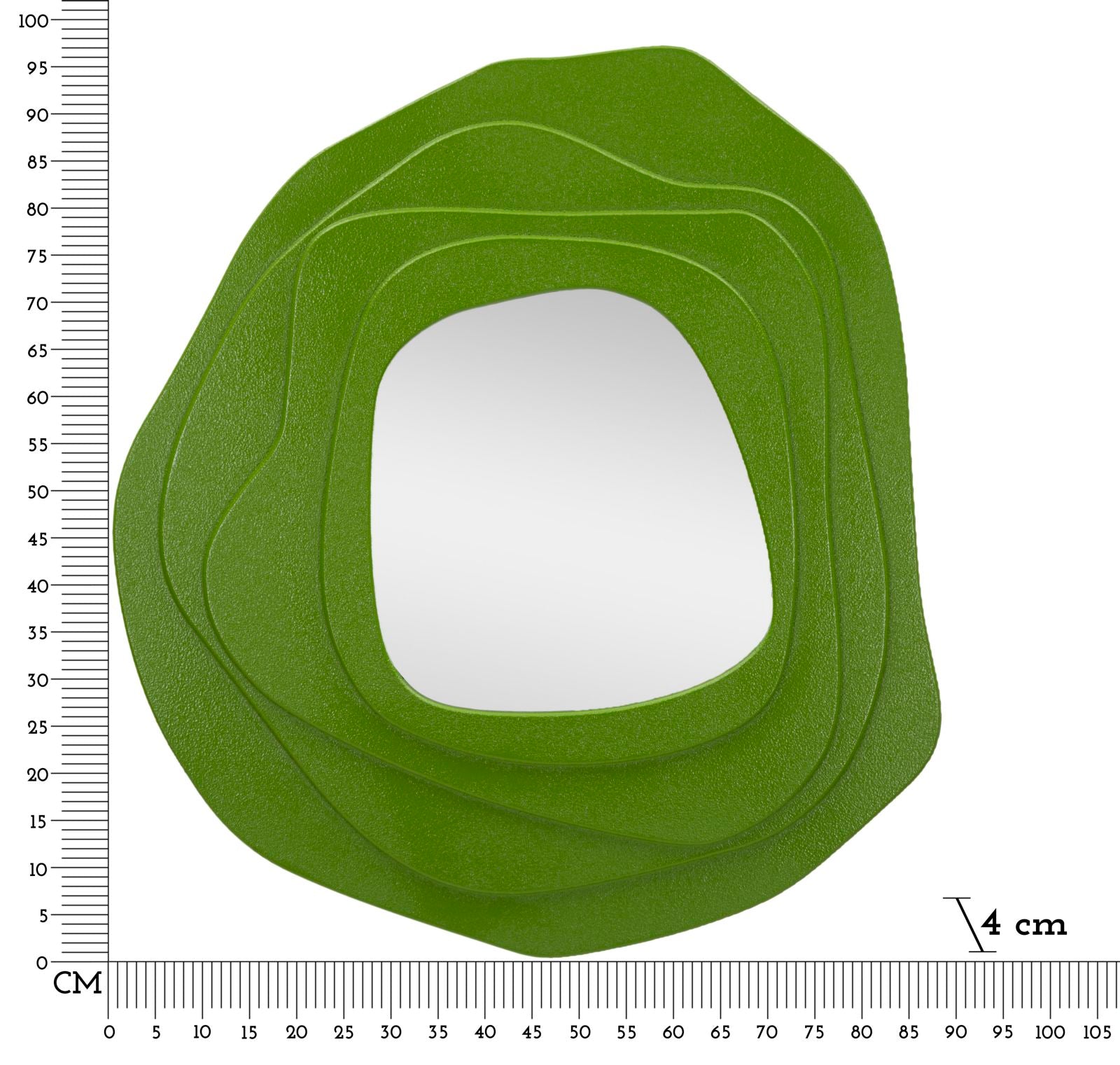 Spiegel Dalia Green 90×4×97 cm