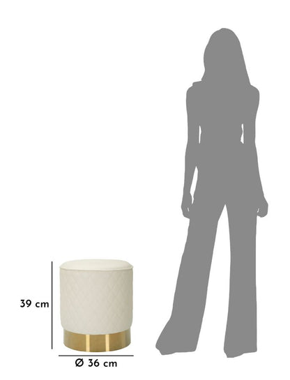 Kruk Round Stool Sharon Ø 36×39 cm