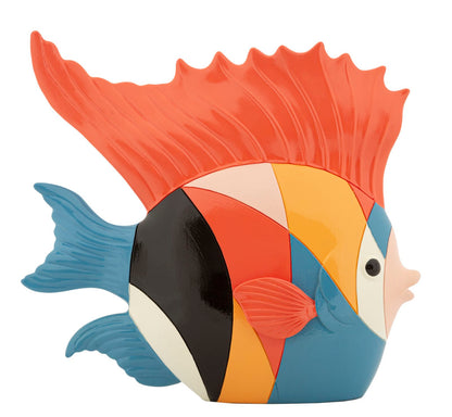 Decoratie Fish Rubic 28×8×25 cm