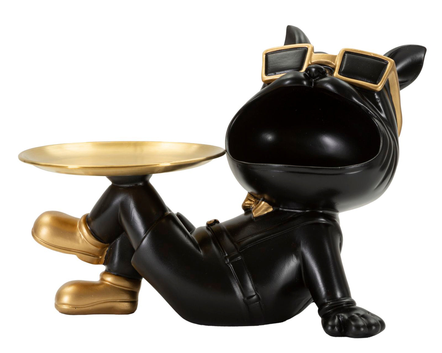 Decoratie Dog Buddy W/tray 27×17×18,5 cm