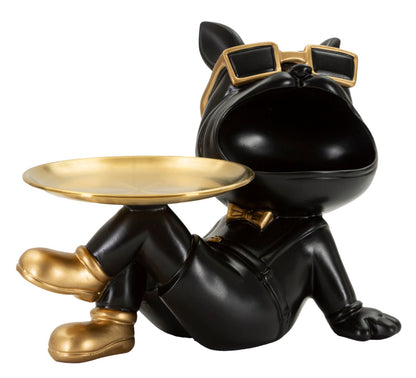 Decoratie Dog Buddy W/tray 27×17×18,5 cm