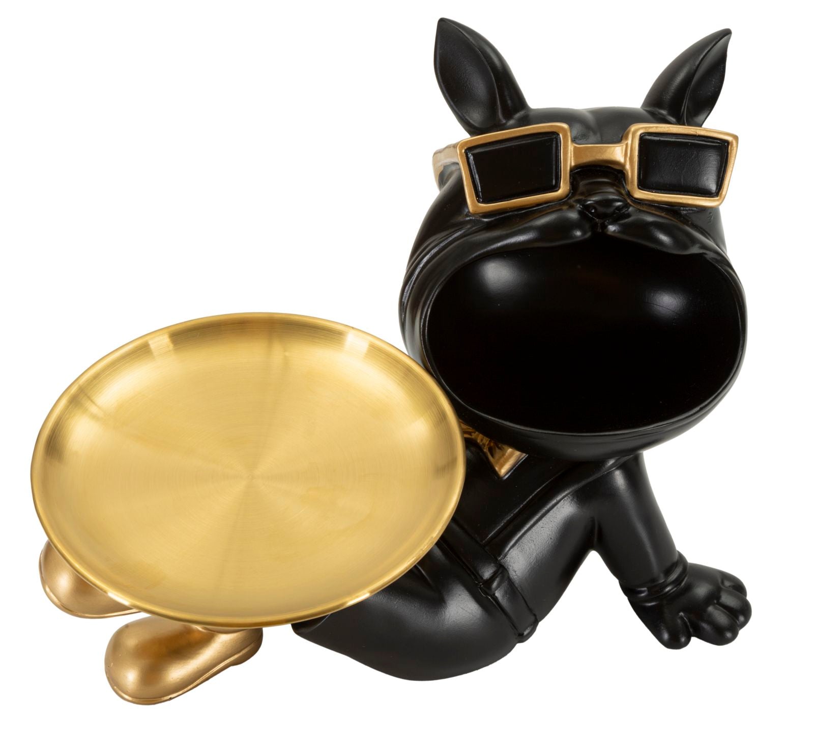 Decoratie Dog Buddy W/tray 27×17×18,5 cm