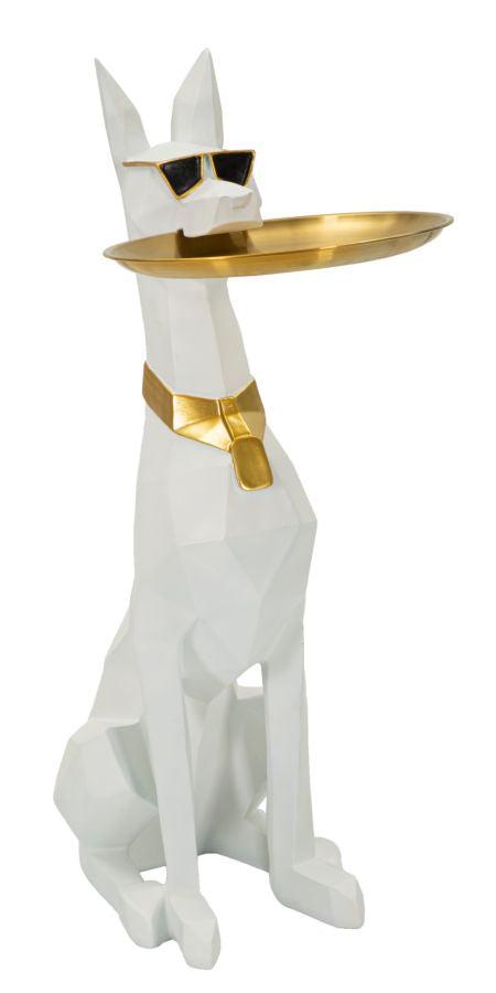 Decoratie Dog Ory W/tray 27×51×74 cm