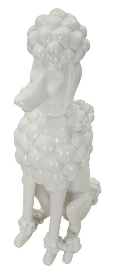 Decoratie Dog White 20×26×61 cm