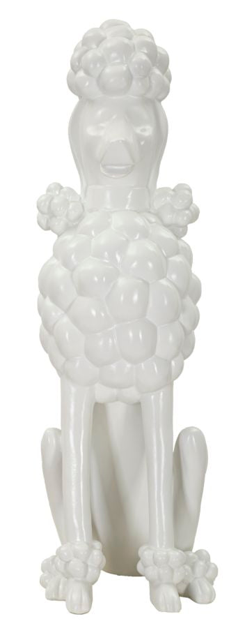 Decoratie Dog White 20×26×61 cm