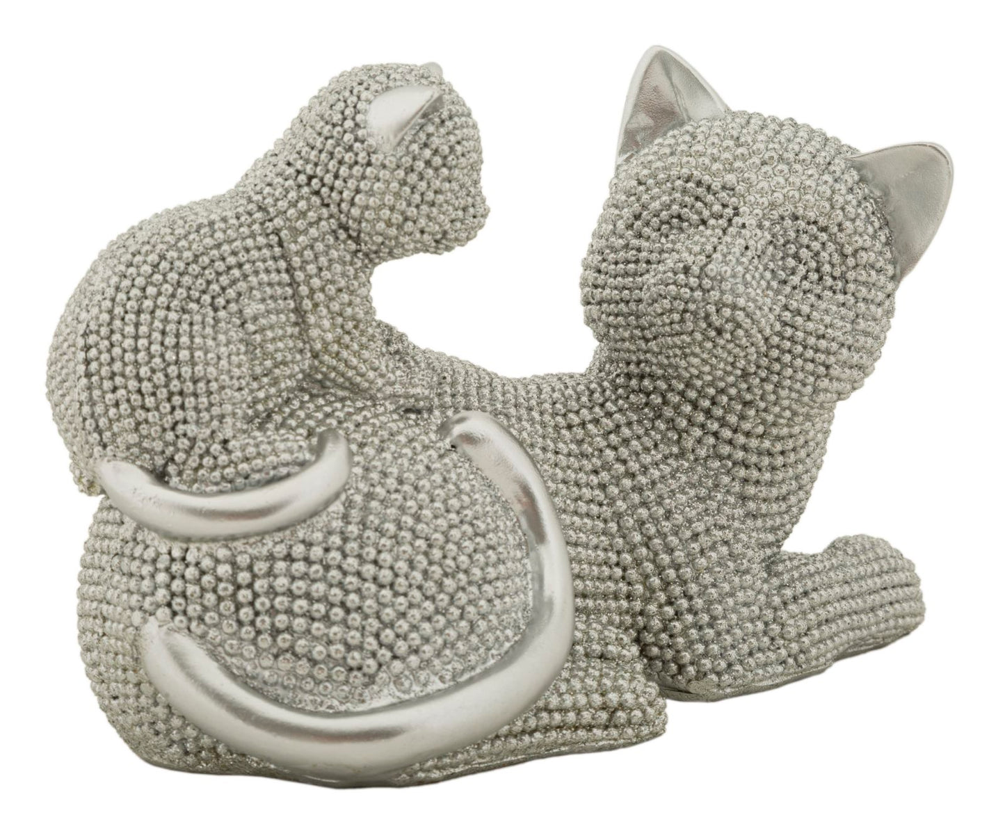 Decoratie Cat Sparky With Kid 19×9×13 cm