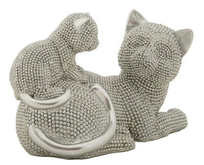 Decoratie Cat Sparky With Kid 19×9×13 cm