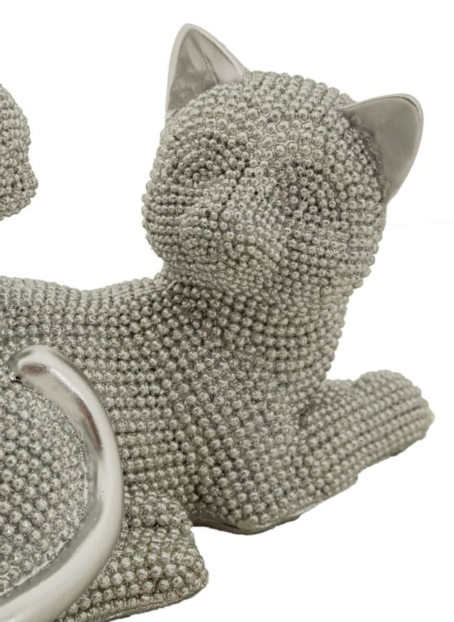 Decoratie Cat Sparky With Kid 19×9×13 cm