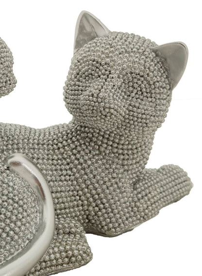Decoratie Cat Sparky With Kid 19×9×13 cm