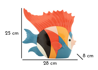 Decoratie Fish Rubic 28×8×25 cm