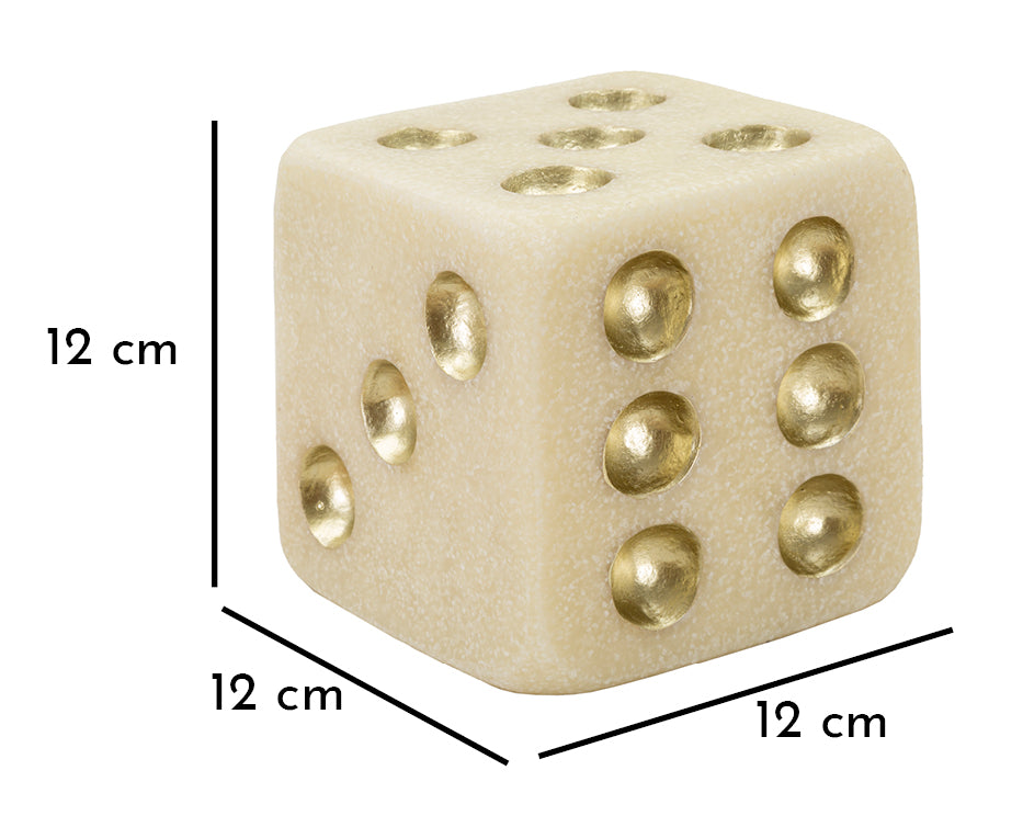 Decoratie Dice Quarzy 12×12×12 cm