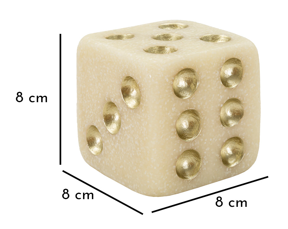 Decoratie Dice Quarzy 8×8×8 cm