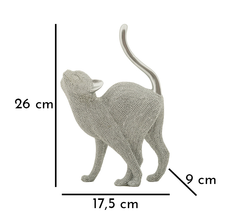 Decoratie Cat Sparky 17,5×9×26 cm