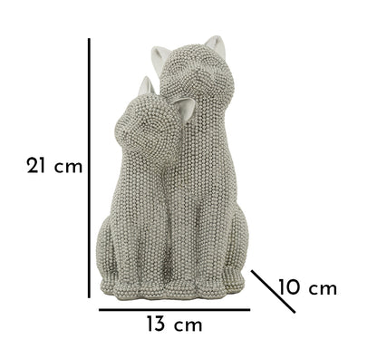 Decoratie Cats Sparky Couple 13×10×21 cm