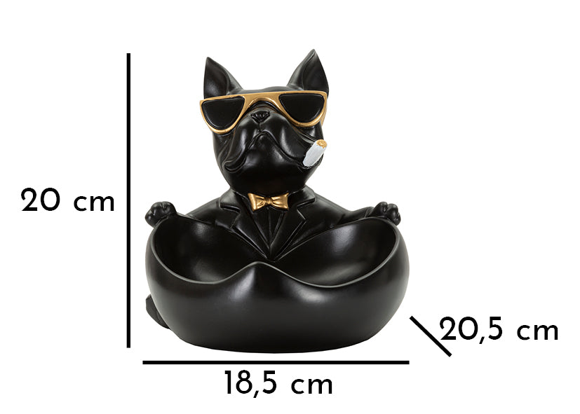 Decoratie Dog Ball W/tray 18,5×20,5×20 cm